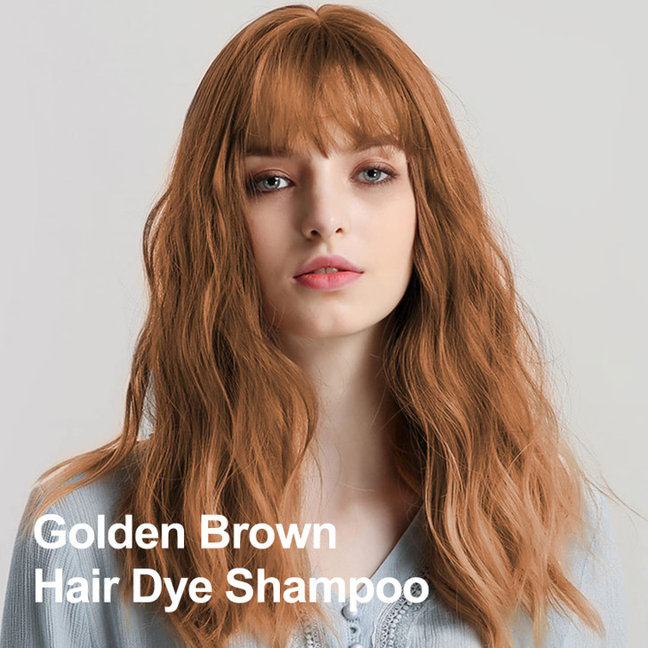 Blonde Brown Hair Dye 169 Fl Oz Argan Oil Hair Shampoo 3 in 1 Hair Dye Shampoo Easy To Use SemiPermanent Hair Color Sham