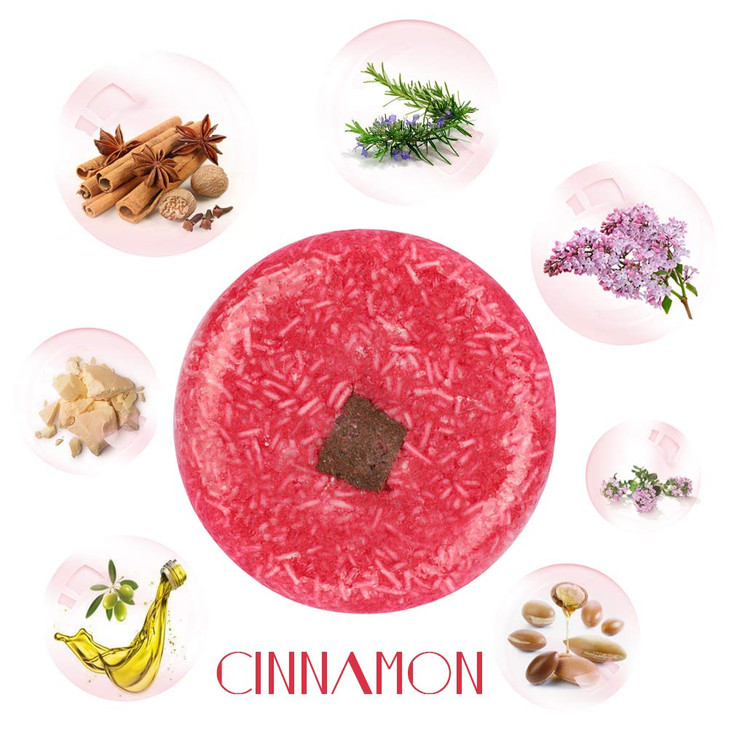 VERT Natural Shampoo Bar for Treated Dry Damaged Hair Cinnamon Ginger 42oz Helps Stop Hair Loss and Promotes Healthy Hai