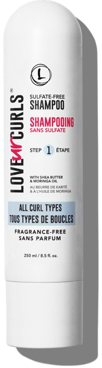 Love Ur Curls Fragrance Free Shampoo Moisturizing and Scalp Cleanse for Curly Wavy or Kinky Coily Hair Vegan and Silicon