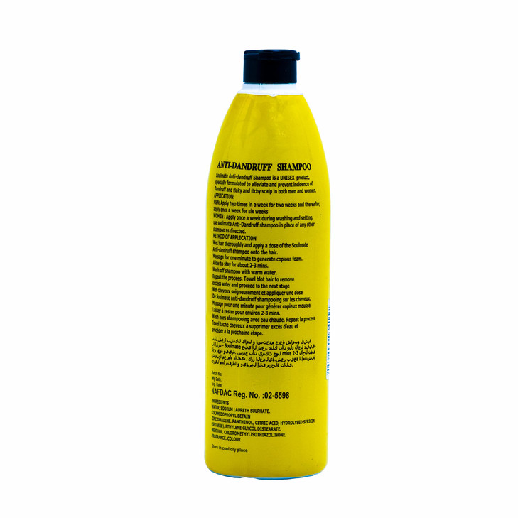 SOUL MATE Antidandruff Shampoo with Sericin 152oz Dandruff Free Dry Scalp Treatment For Itch Residue Free Hair Scalp Exf