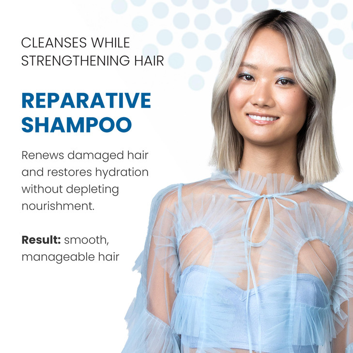ALOXXI Reparative Hair Repair Shampoo for Damaged Hair with ColourCare Complex and Advanced Recovery Technology Cleanses
