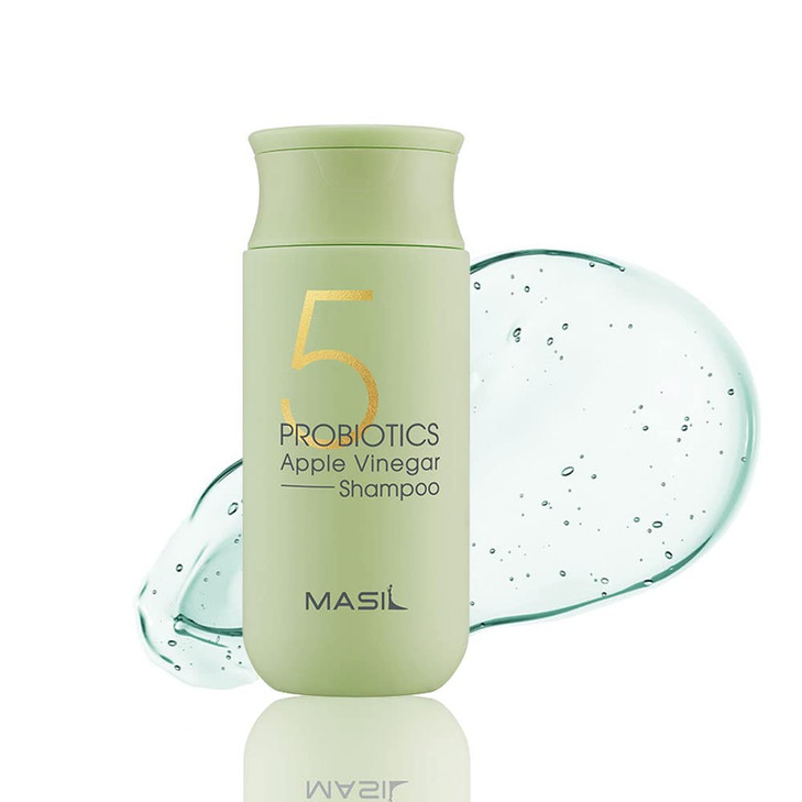 Masil Probiotics Apple Cider Vinegar Shampoo 51floz Reduces Itchy Scalp Dandruff and Frizz SulfateFree Restores Shine wi