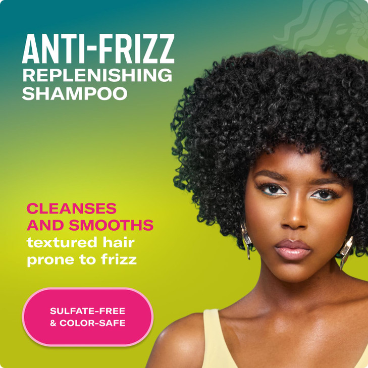 Mielle Organics Avocado Tamanu AntiFrizz Shampoo Sulfate Free Smoothing Shampoo for Textured Curly Straight Styles Humid