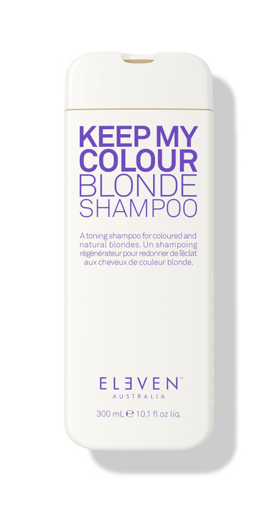 ELEVEN AUSTRALIA Keep My Colour Blonde Shampoo for Women Men Purple Toning Shampoo for Blonde or Color Treated Hair Blue