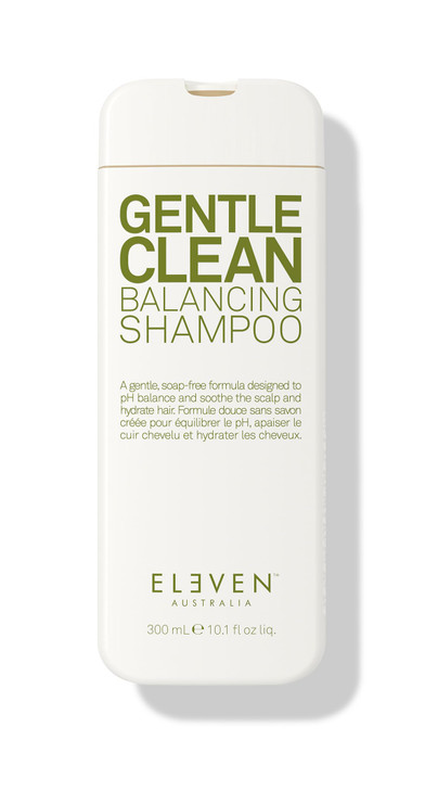 ELEVEN AUSTRALIA Gentle Clean Balancing Shampoo Mild Daily Sulfate Free Shampoo for All Hair Types Removes Buildup Light