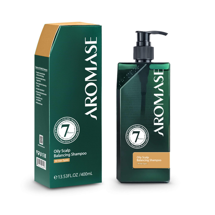 Aromase Oily Scalp Balancing Shampoo Ideal for oily scalp with dandruff 14 FL OZ