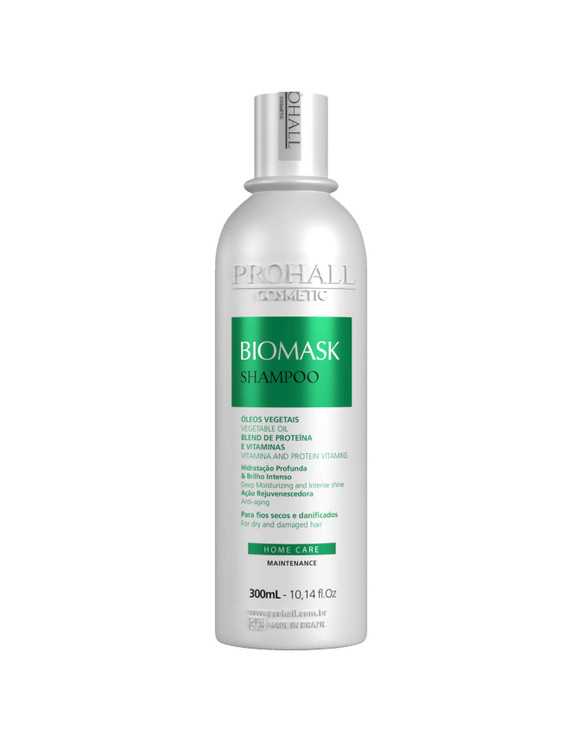 Prohall Cosmetic Biomask Hair Shampoo Deep Cleansing Treatment for Dry Damaged Hair 101 floz
