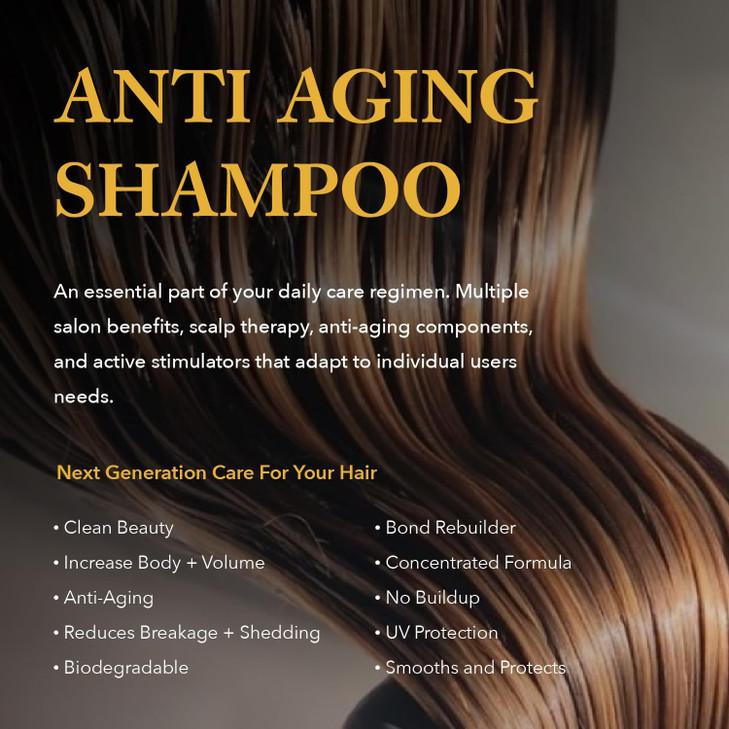Ethica Beauty SulfateFree SalonGrade AntiAging Moisturizing Shampoo Hypoallergenic Scalp Hair Growth Formula For All Hai