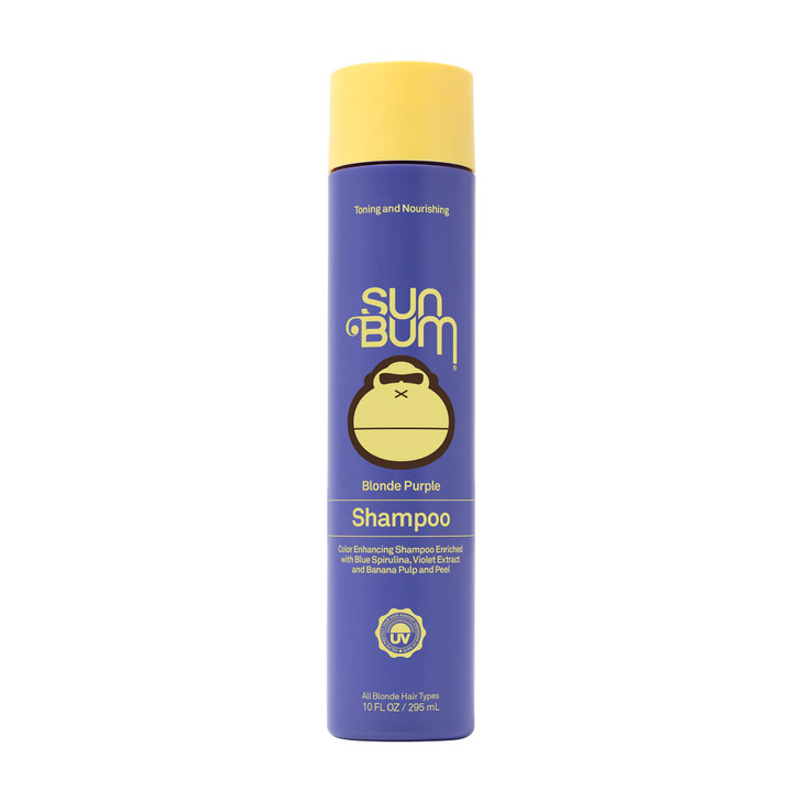 Sun Bum Blonde Purple Shampoo Cleanses and Prevents Dryness with Deep Moisturizing and Brightening Formula Color Enhanci