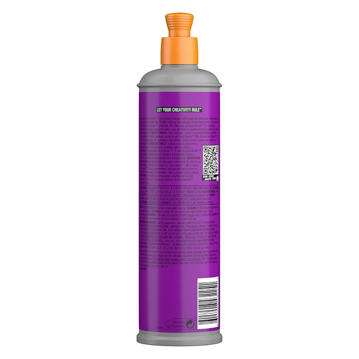 TIGI Bed Head Serial Blonde Restoring Shampoo for Damaged Blonde Hair Hydrolyzed Keratin 1353 fl oz