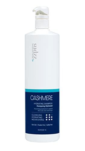 SUDZZFX Cashmere Hydrating Shampoo 34 fl oz Hair Growth Shampoo Color Safe Sulfate Free Paraben Free and moisturizing fo