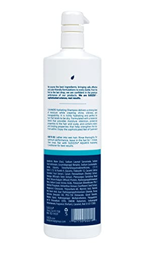 SUDZZFX Cashmere Hydrating Shampoo 34 fl oz Hair Growth Shampoo Color Safe Sulfate Free Paraben Free and moisturizing fo