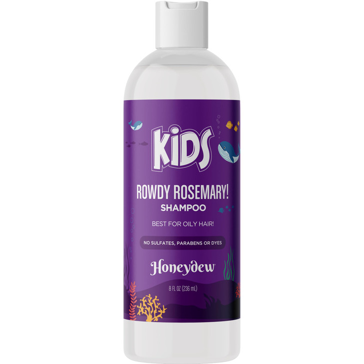 Deep Cleansing Shampoo for Kids Paraben Sulfate Free Kids for Oily Hair and Scalp with Tea Tree and Rosemary Essential O