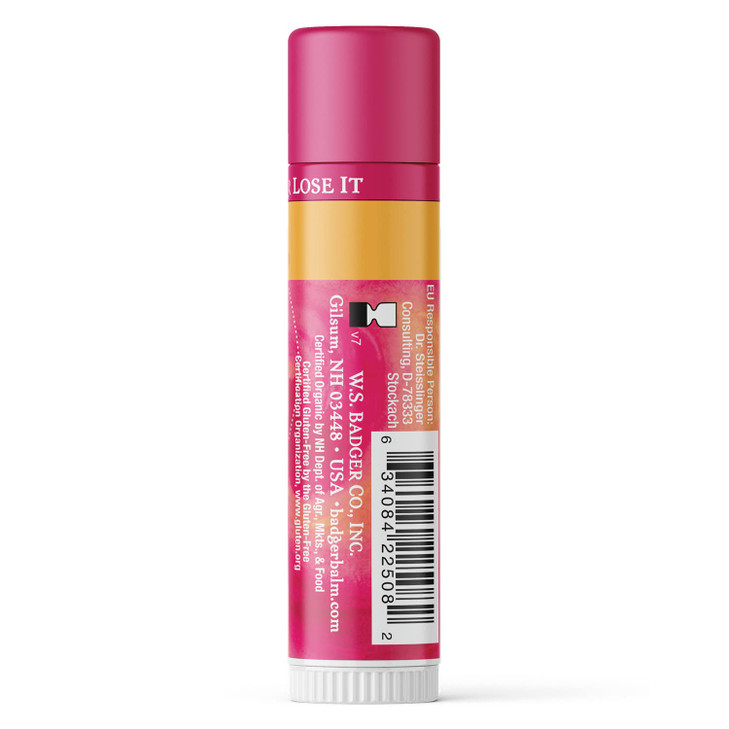 Badger Organic Pink Grapefruit Lip Balm, 0.15 Oz online at globaldelivered