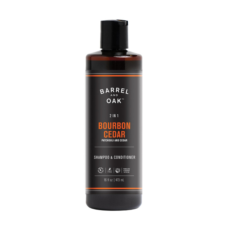 Barrel Oak 2in1 Mens Shampoo and Conditioner Cleanses Hair Scalp MultiUse Hair Products for Men Vegan Shampoo and Condit