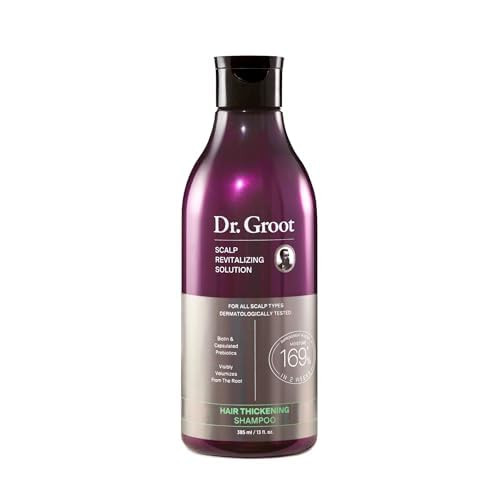 Dr Groot Hair Thickening Shampoo Korean Hair Care with Biotin Rosemary Oil to Help Volumize Thinning Damaged Hair Hydrat