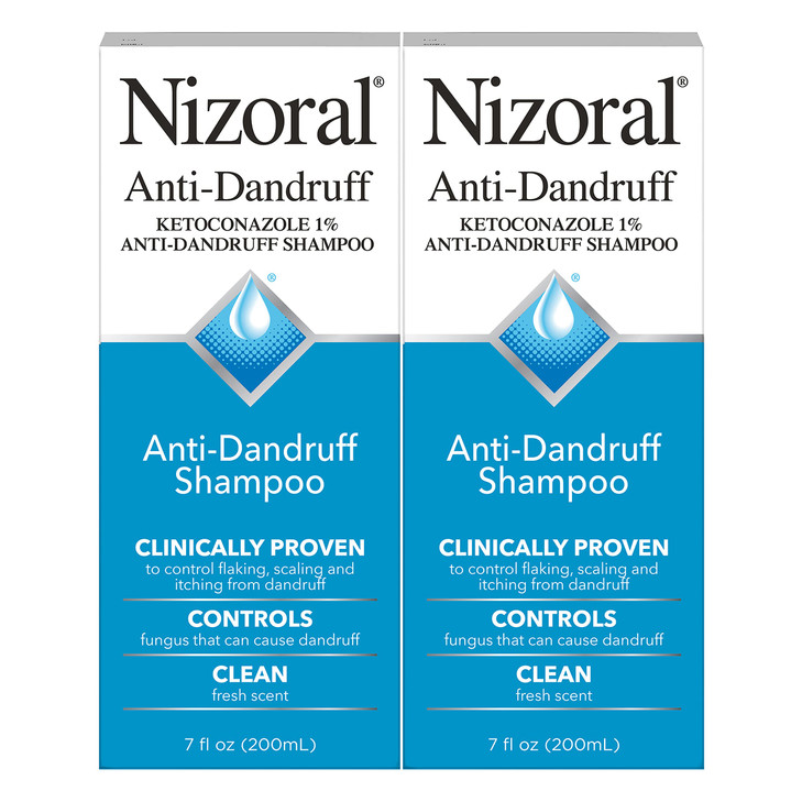 Nizoral AntiDandruff Shampoo 7 Fl Oz Pack of 2
