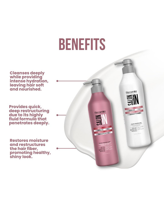 Salon Recamier Color Guard Shampoo Conditioner Bundle 338 fl oz Each Color Protection Hydration for ColorTreated Hair