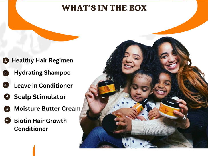 JOrganic Solutions Kids Curl Care Kit LeaveIn Conditioner Hair Moisturizer Scalp Stimulator Shampoo Conditioner for Kink