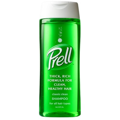 Prell Original Green Shampoo Classic Clean Deep Cleansing Shampoo for Men Women 135 oz 2 Pack