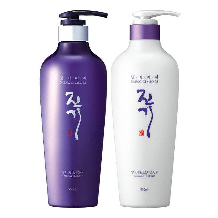 Daeng Gi Meo Ri Jin Gi Vitalizing Shampoo And Conditioner Set 169 FL OZ 500 MLEach Anti Dandruff and Itchiness Stopper S