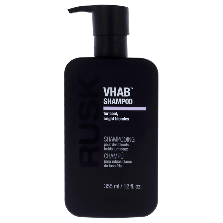 RUSK VHAB Color Care SulfateFree Shampoo Reduce Breakage Fight Frizz and Repair Split Ends While Keeping Hair Blonde 12