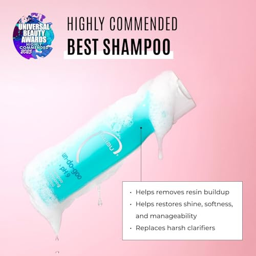 Malibu C UnDoGoo Clarifying Shampoo Removes Product Build Up and Resins from Hair Shine Restoring SulfateFree Cleanser 9