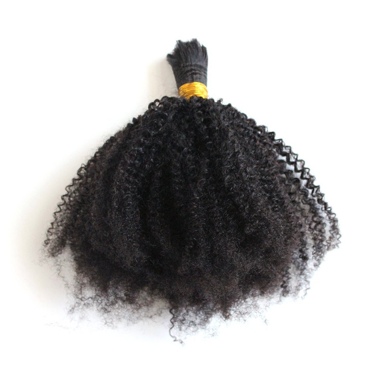 ZigZag Hair Afro Kinky Curly Flat Tip Human Hair Extensions 4B 4C Flat Tip Keratin Hair Extensions 100strands Hair Exten