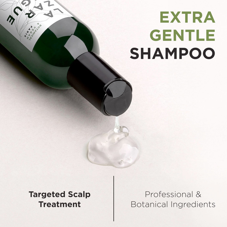 Lazartigue Extra Gentle Hair Shampoo Prevents Irritations Dandruff Enhances Strength Shine Vegan Sulfate and Silicone Fr
