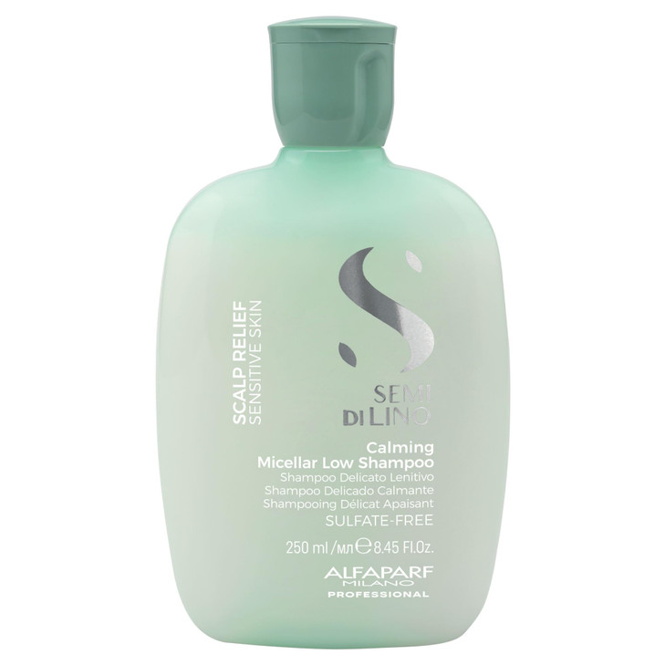 ALFAPARF MILANO Semi di Lino Scalp Relief Shampoo for Sensitive Skin Sulfate Free Shampoo Soothes Brings Comfort and Hyd