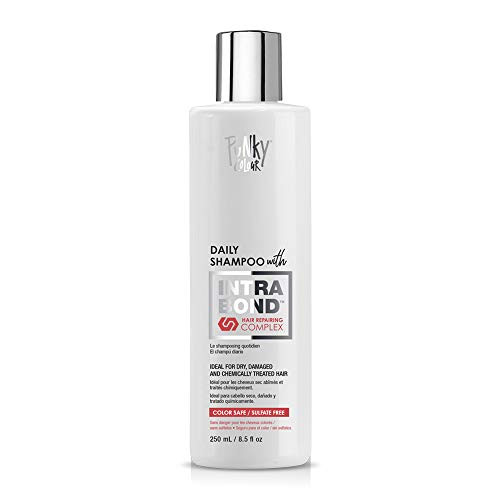 Punky Daily Shampoo with IntraBond Hair Repair Complex Bond Repair Shampoo AntiBreakage Strengthening ColorSafe SulfateF