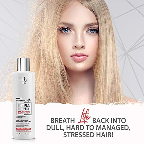 Punky Daily Shampoo with IntraBond Hair Repair Complex Bond Repair Shampoo AntiBreakage Strengthening ColorSafe SulfateF