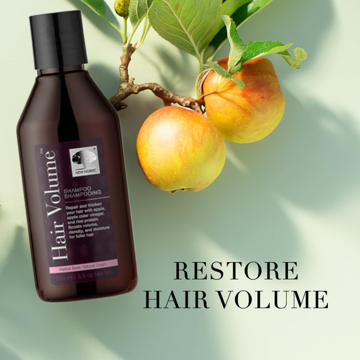 New Nordic Hair Volume Shampoo Herbal Recipe for Thicker Fuller Hair Vegan Clean Ingredients 85 Fl Oz