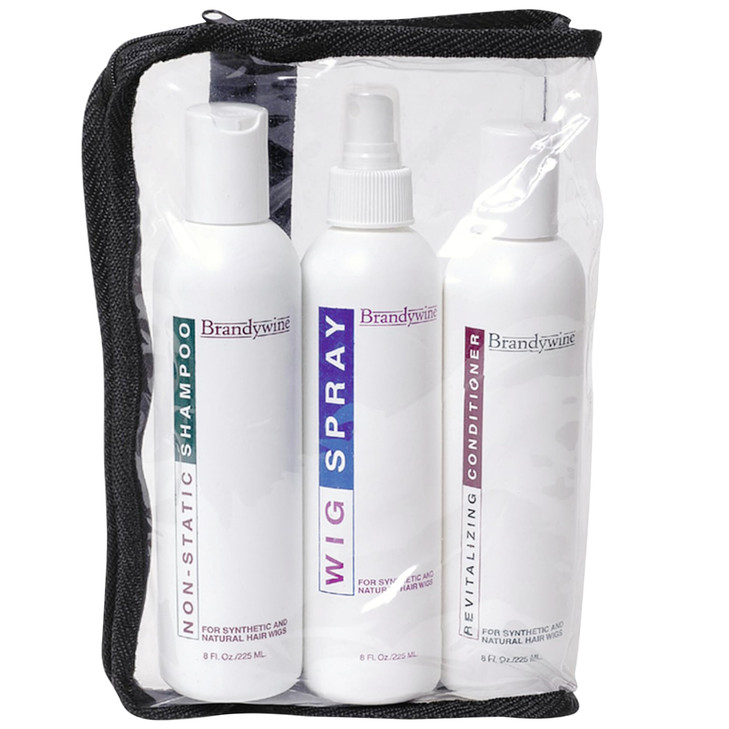 Natural Synthetic Hair Care Shampoo and Conditioner Set With Hair Spray For Natural Wigs