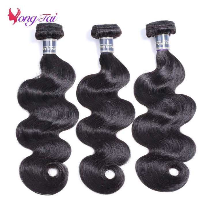 Body Wave Bundles Human Hair 16 18 20 Inch Unprocessed Brazilian Weave Bundles Human Hair 3 Bundles Deals Yuyongtai 1B C