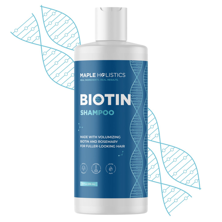 Rosemary and Biotin Shampoo for Thinning Hair Vegan Volumizing Shampoo for Fine Hair with B Vitamins Argan Oil Tea Tree