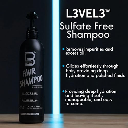 Level3 SulfateFree Hair Shampoo 169 oz