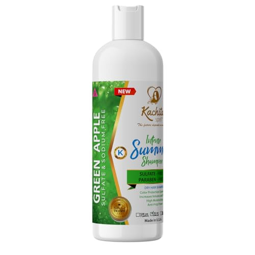 Kachita Spell New Hydrate Moisturizing Shampoo Intense Summer Sulfate and Paraben Free For Medium to Thick Dry Color Tre