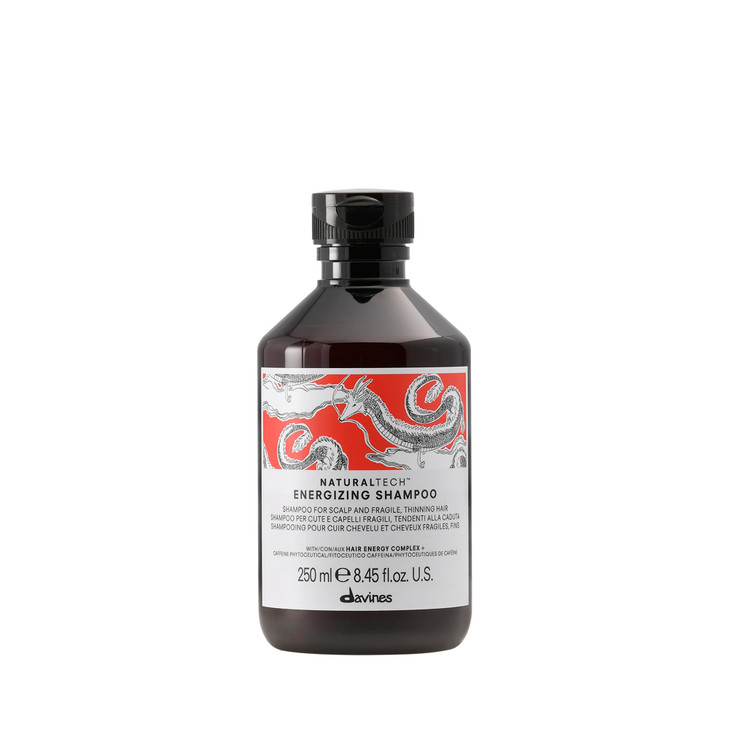 Davines Naturaltech Energizing Shampoo Stimulating Fortifying for Thinning Hair Hair Loss With Caffeine Phytoceuticals G