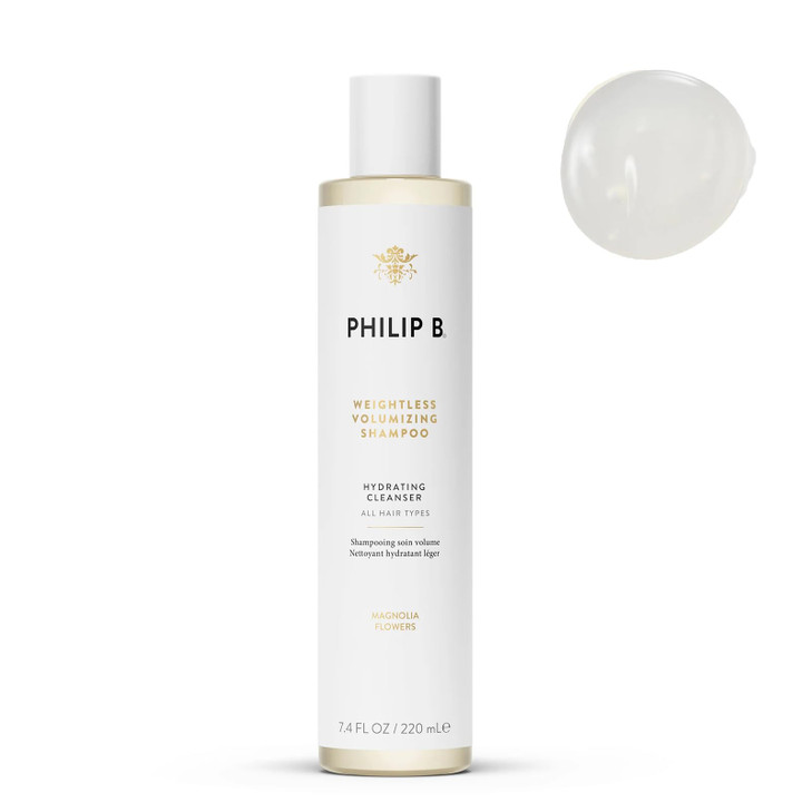 PHILIP B Weightless Volumizing Shampoo 74 fl oz 220 ml Removes Oil and Product BuildUp Adds Extra Body Bounce and Shine