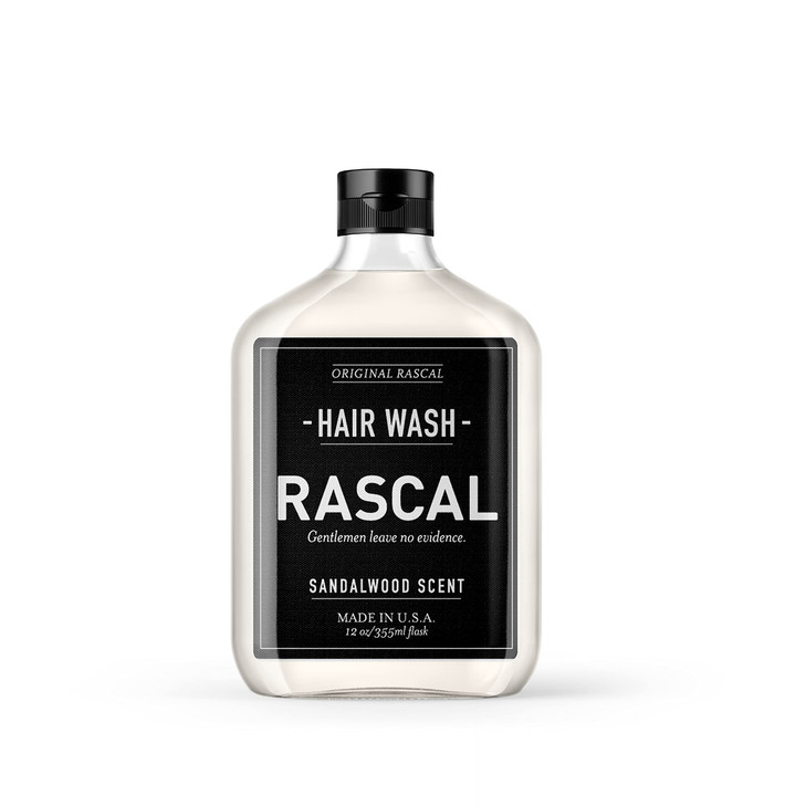 Rascal Hair Wash for Men Natural Mens Shampoo with Coconut Oil Aloe Hydrating Deep Cleansing and Nourishing Formula Sham