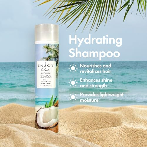 Enjoy Holistic Hydrate Shampoo pH 5060 For All Hair Types Shampoo For Color Treated Hair Shampoo for Men and Women Curly