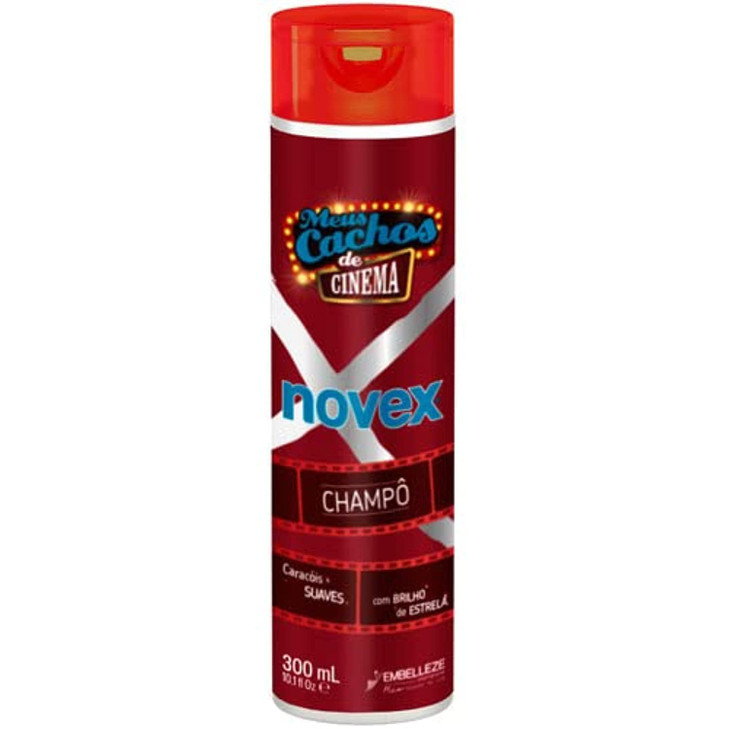 NOVEX My Curls Movie Star Shampoo 101oz 300ml Sulfate Free Gentle Cleanser Shampoo for Dry Dull and Damaged Curly Hairs