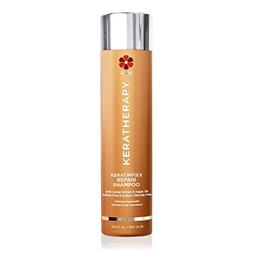 KERATHERAPY Keratin Infused KeratinFIXX Repair Shampoo Repair Shampoo for Dry Damaged or Frizzy Hair with Caviar Extract