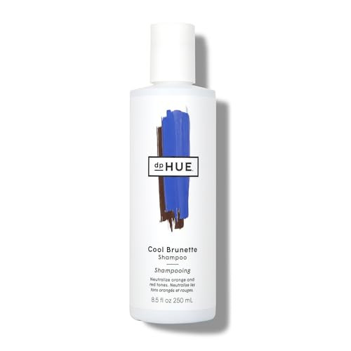 dpHUE Cool Brunette Shampoo 85 oz Blue Pigments Neutralize Unwanted Orange Red Brassy Tones Color Safe Paraben SLS SLES