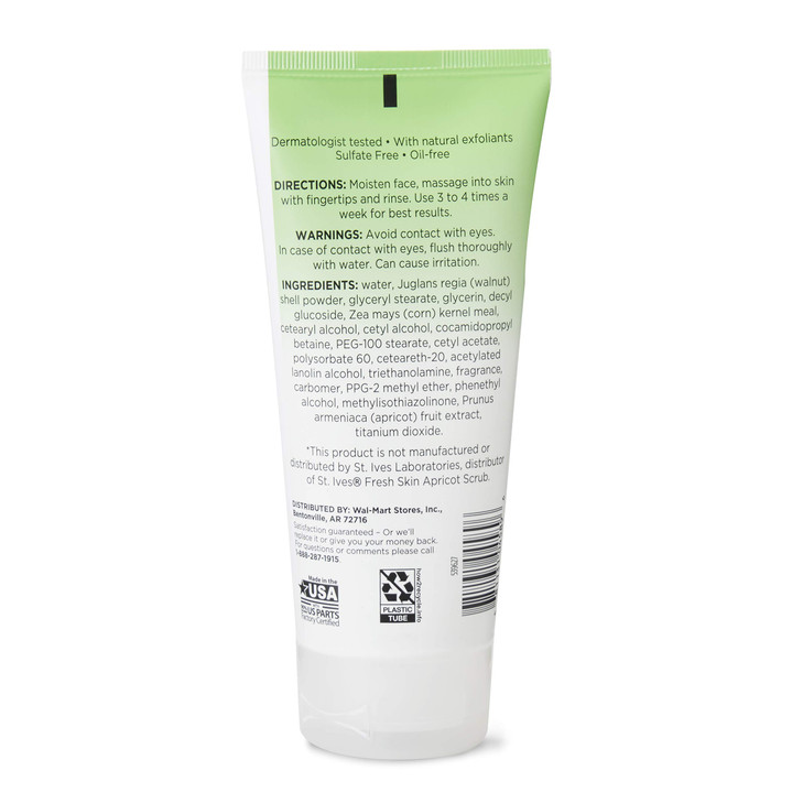 Equate Refreshing Apricot Scrub 6 oz, Fresh Skin Apricot Scrub online at globaldelivered