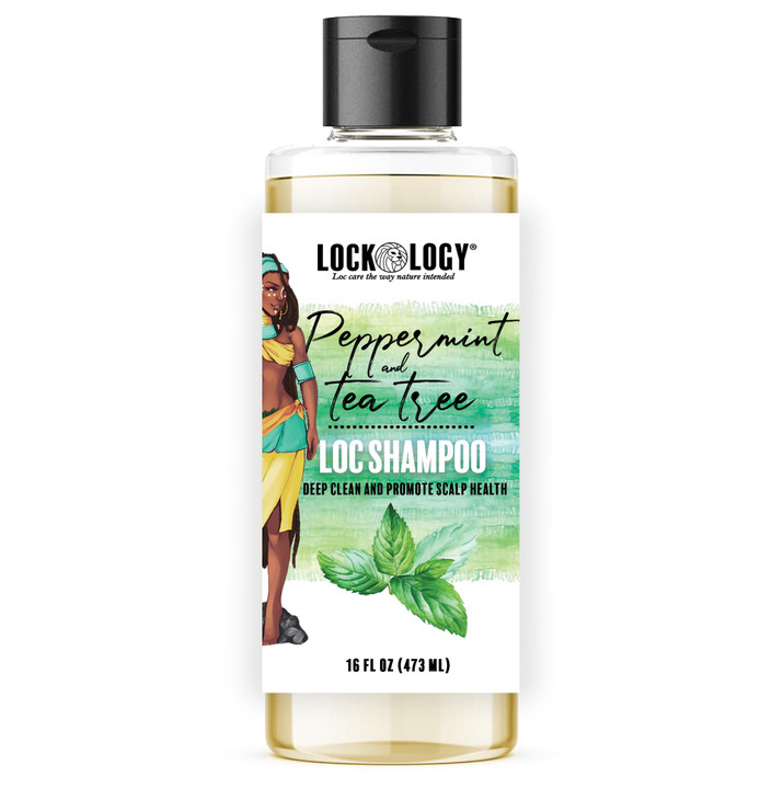 Lockology Loc Shampoo Dreadlock Shampoo with Peppermint Tea Tree Organic For Dreads Dreadlock Hair Products