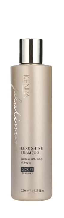 Kenra Professional Platinum Luxe Shine Shampoo Gold Enriched Lustrous Silkening Shampoo Transforms Dull And Lifeless Str