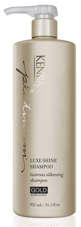 Kenra Professional Platinum Luxe Shine Shampoo Gold Enriched Lustrous Silkening Shampoo Transforms Dull And Lifeless Str