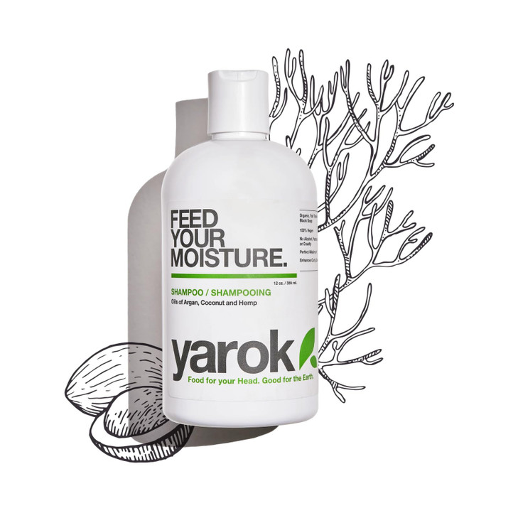Yarok Feed Your Moisture Shampoo Hydrate Detoxify Restore Nourishing Moisturizing Cleanse With Organic Argan Coconut Oil